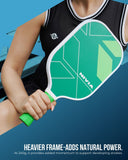 NIVIA K500 Pickleball Paddle – Lightweight Composite Racket (Green)