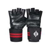 Wrist Lock Weight Lifting Gloves