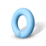 Blue NIVIA PowerGrip Resistance Ring with NIVIA logo, made from durable rubber, designed for hand, wrist, and forearm strengthening, grip training, and rehabilitation exercises.
