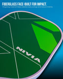 NIVIA K500 Pickleball Paddle – Lightweight Composite Racket (Green)