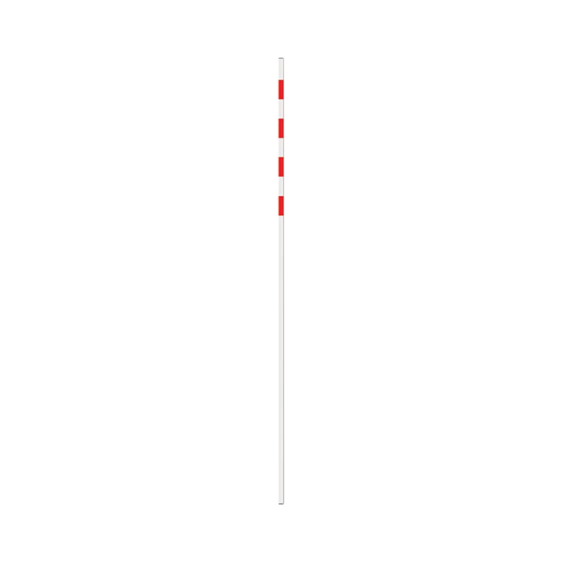 Nivia 799 Plastic Volleyball Antenna (1.8M) featuring a slim white rod with red markings, designed to attach to a volleyball net and mark the out-of-bounds boundary for accurate in-play decisions during matches and practice.